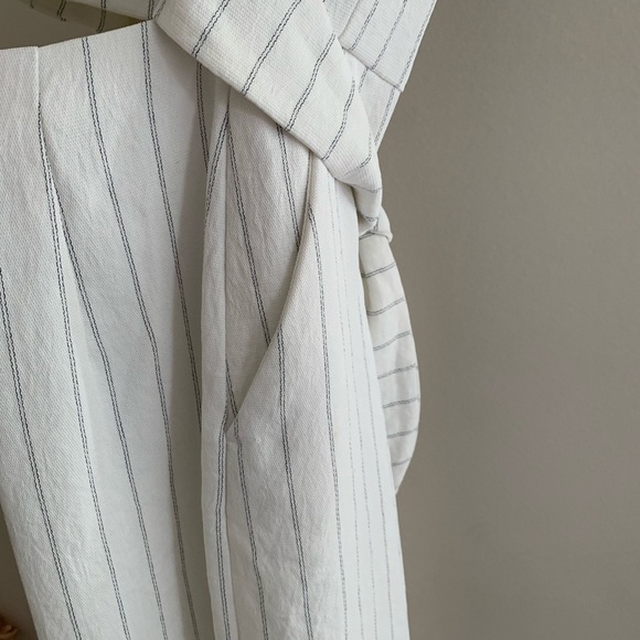 Wilfred Écoulement V Jumpsuit white navy pinstripe - Picture 6 of 11